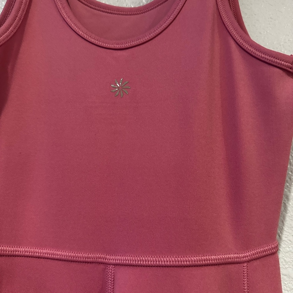 Athleta Girls Pink Sleeveless Jumpsuit Romper - Picture 5 of 6